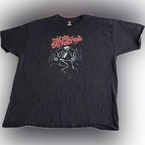 Black T-Shirt - SOCIAL DISTORTION